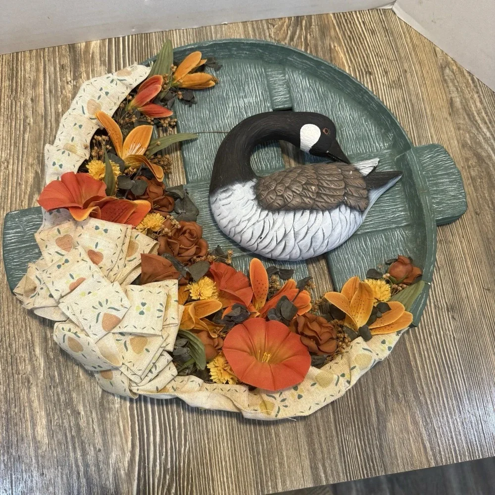 vintage‎ fall wall decor Canadian Geese Heavy Ceramic
